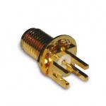 Conector RF SMA PCB End Launch Jack 50 Ohm (Jack, Hembra) L17.4mm